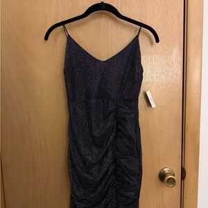 Windsor Black Sparkle Mini Dress